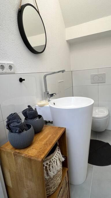 Boho Apartment Mit Aussicht Auf Gartenoase Naehe Duesseldorf Krefeld Exteriér fotografie